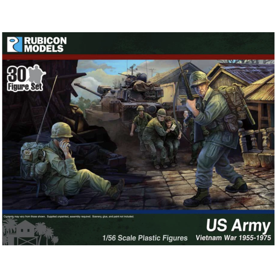 Rubicon Models 281004 US Army Vietnam War 28mm – Piechota USA